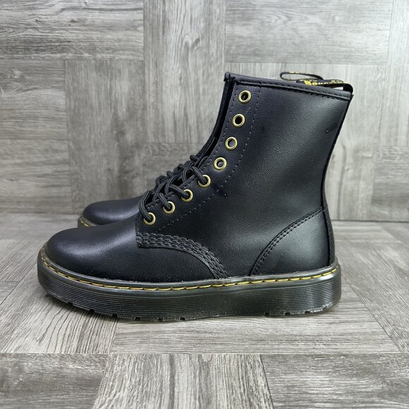 Dr. Marten's Zavala Women's size 6 Black Leather Combat Boots - Picture 5 of 8